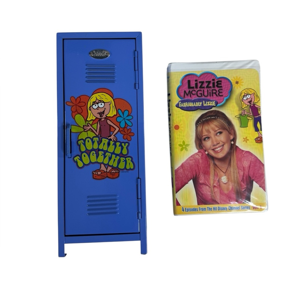 Lizzy McGuire Vintage Y2K Disney Locker & VHS Episodes Show Hilary Duff - Picture 4 of 16